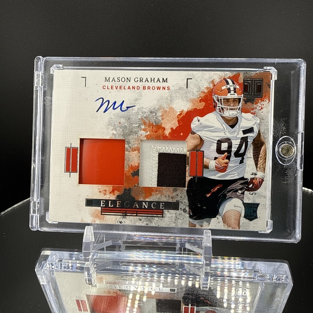 2025 Panini Impeccable - Rookie Patch Autographs Mason Graham #RKP-MGM /89